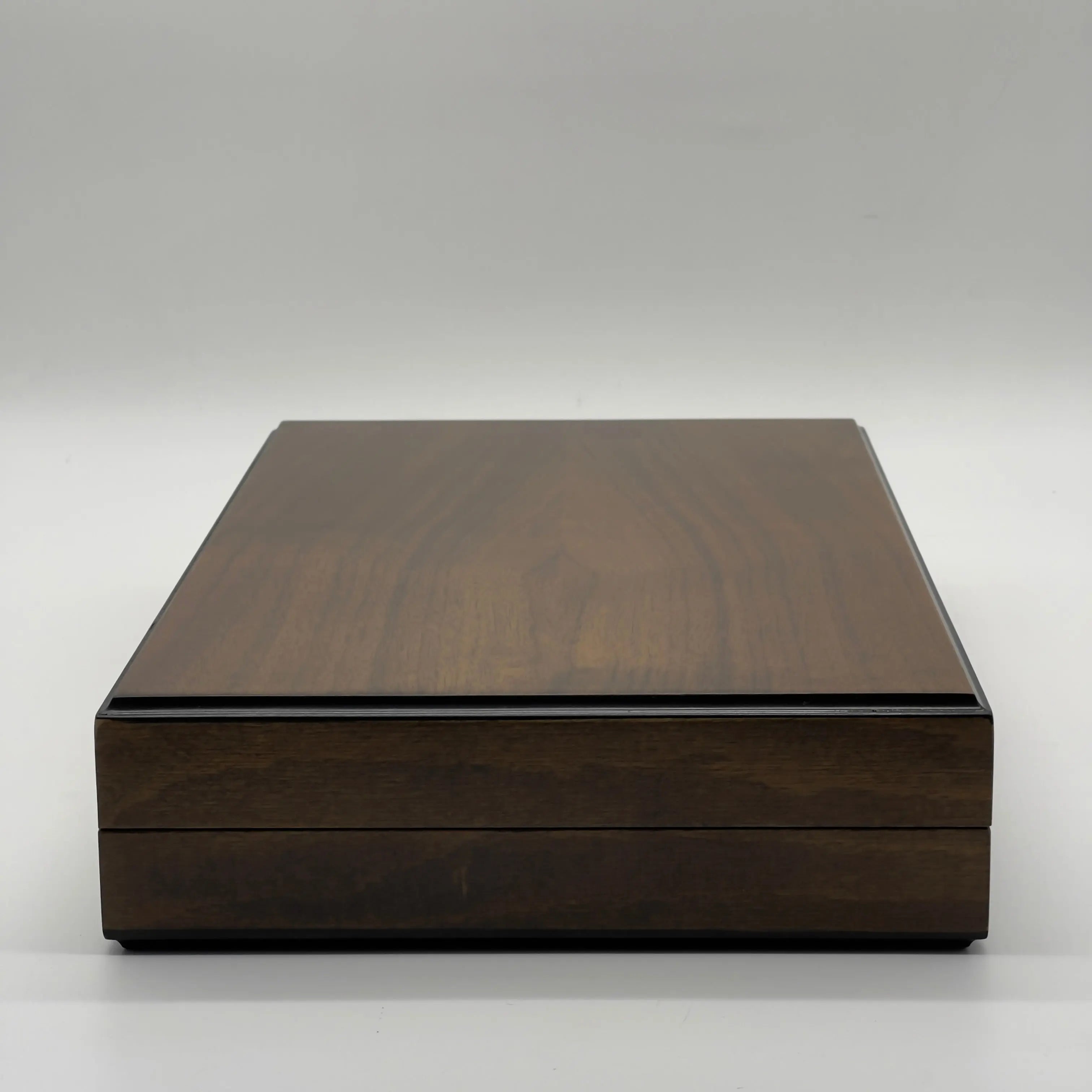 19.3" Personalized Natural Walnut Backgammon Set - Customized Backgammon Board Set