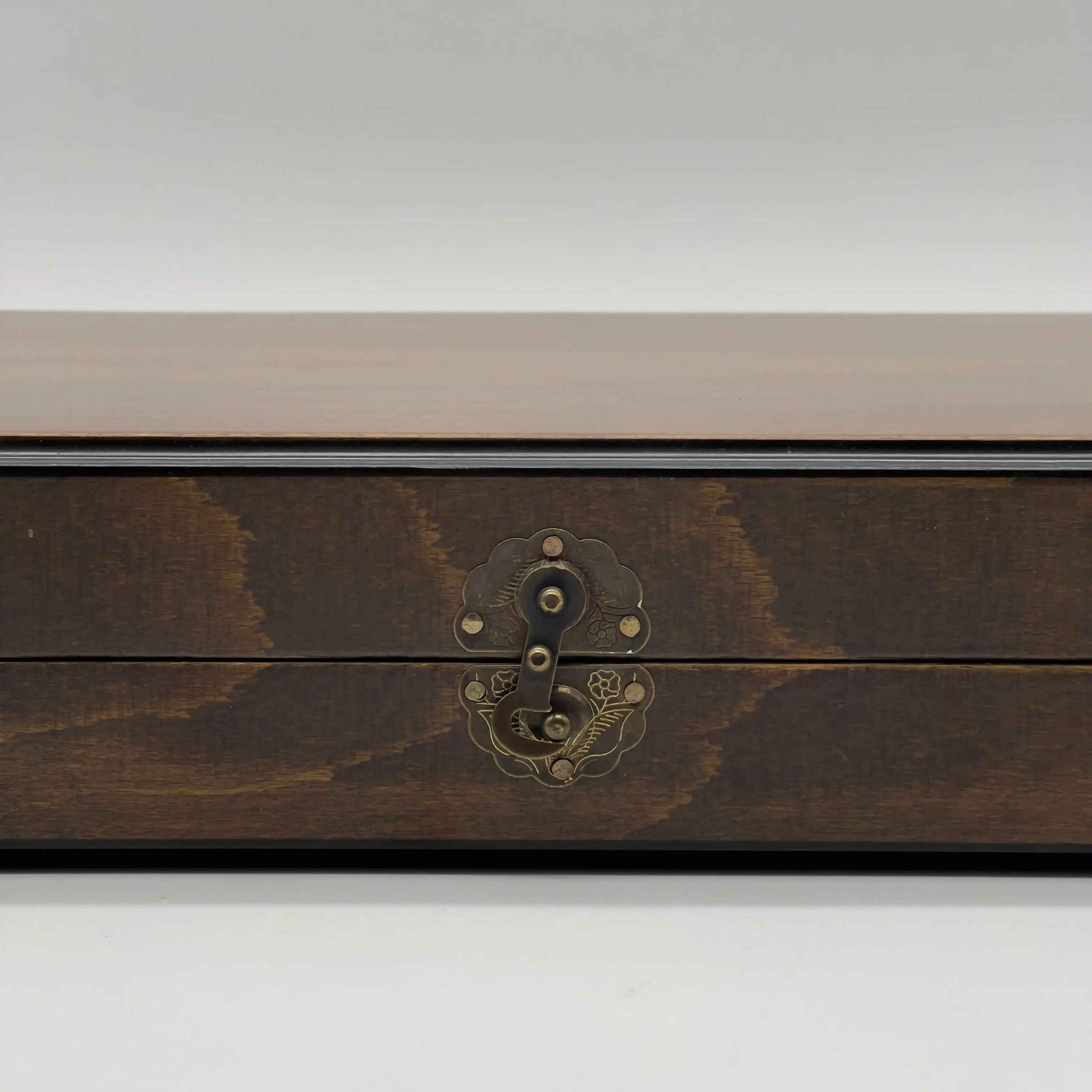 19.3" Personalized Natural Walnut Backgammon Set - Customized Backgammon Board Set