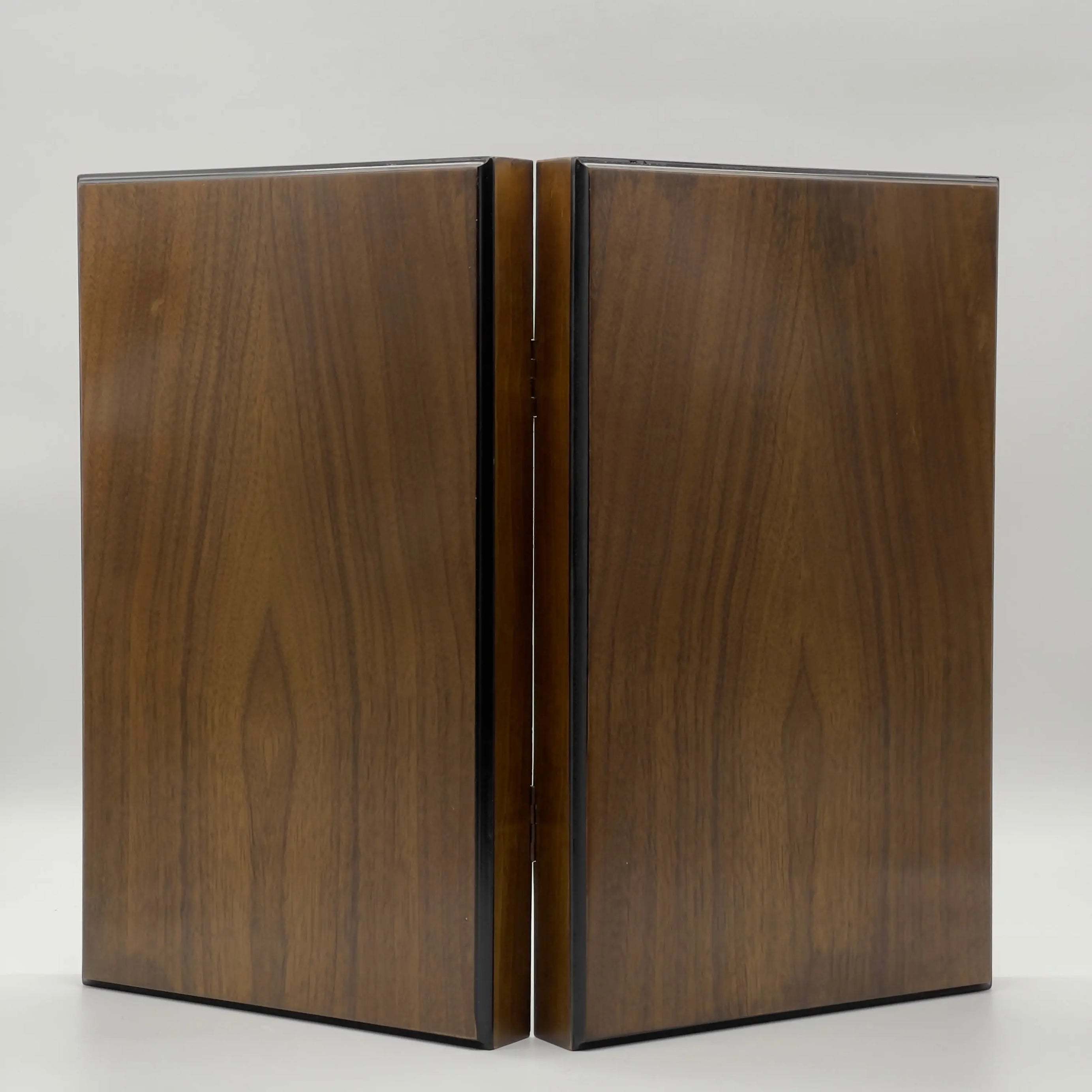 19.3" Personalized Natural Walnut Backgammon Set - Customized Backgammon Board Set