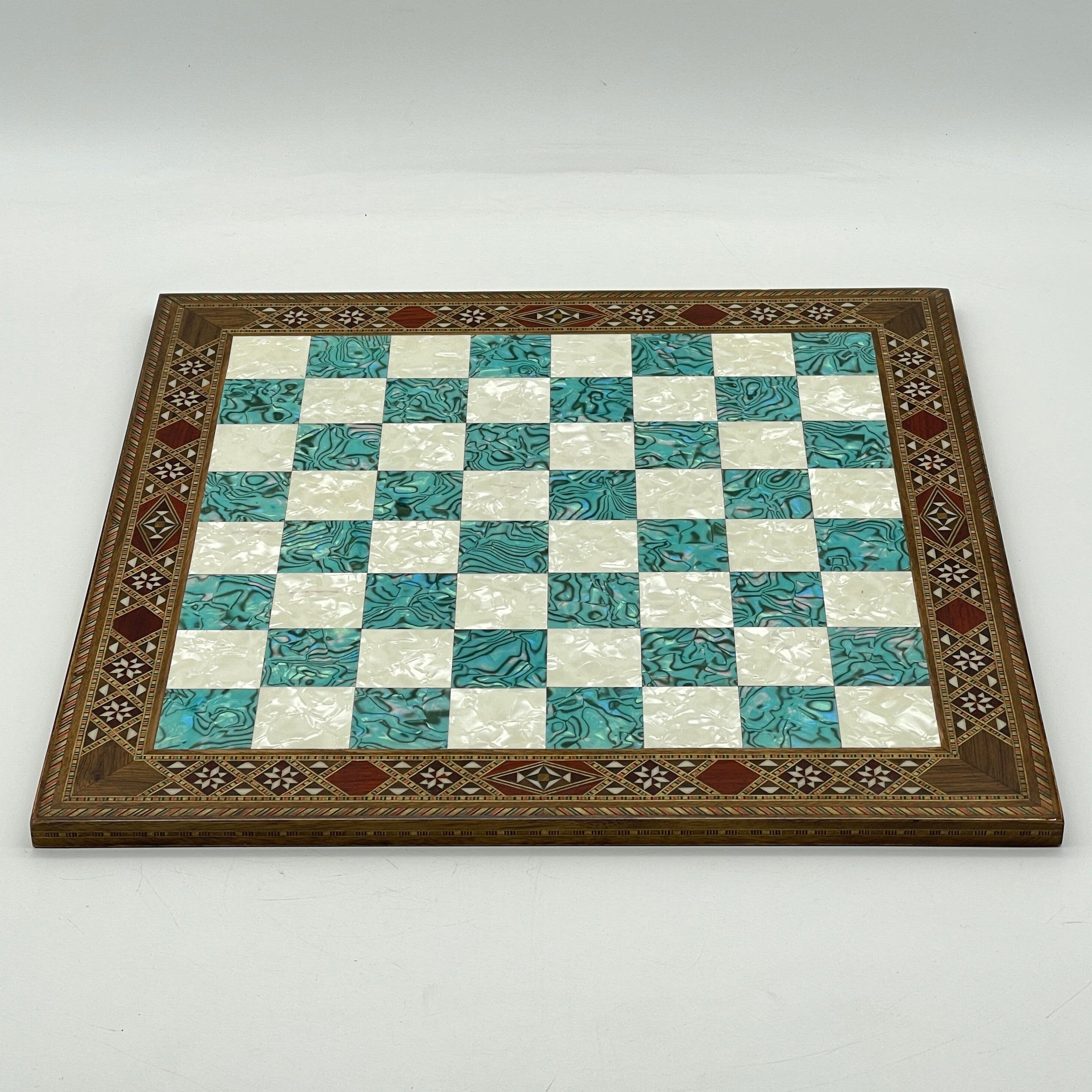 Haintpoint Romans Metal Chess Pieces with Luxury Wooden Chess Board Set