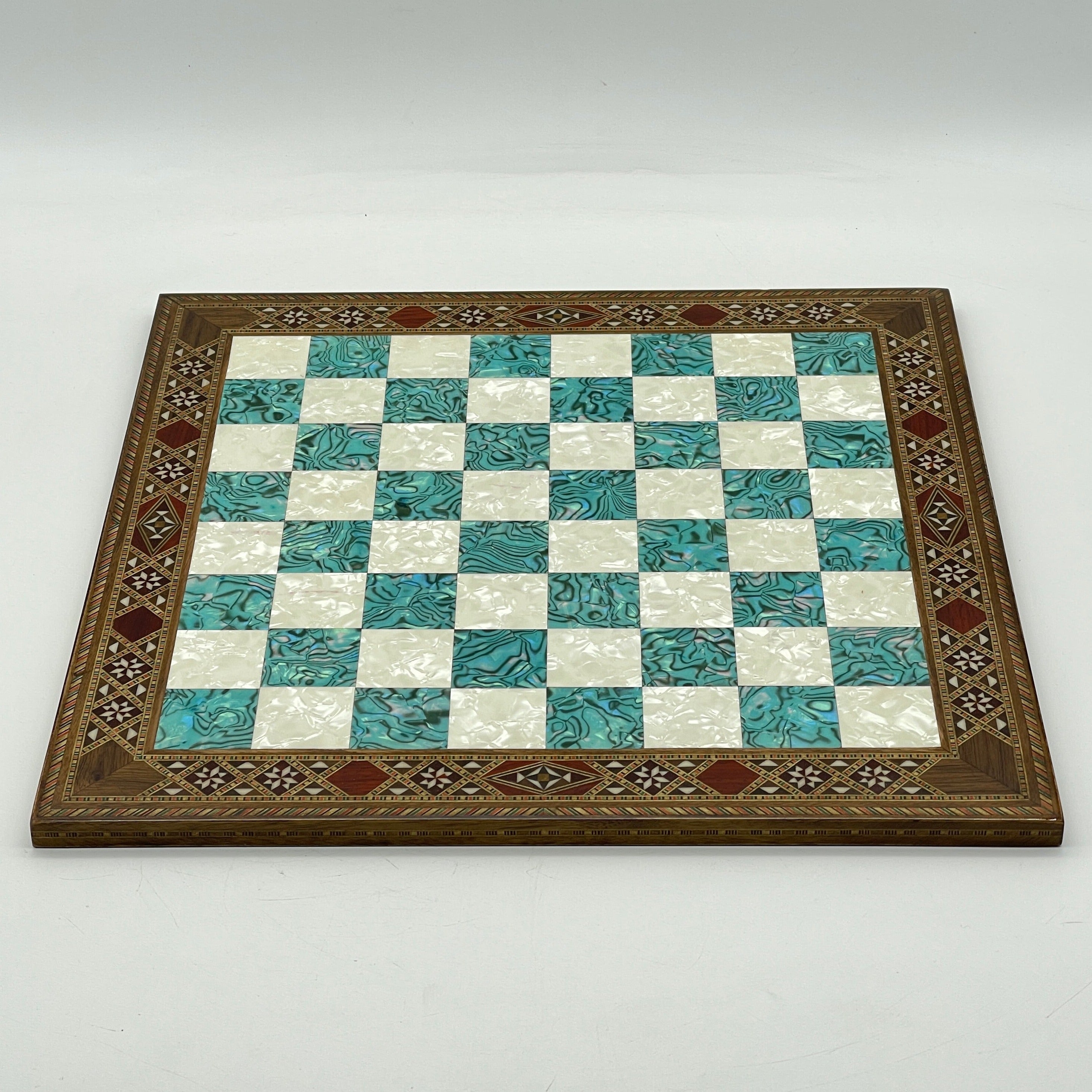 Haintpoint Romans Metal Chess Pieces with Luxury Wooden Chess Board Set