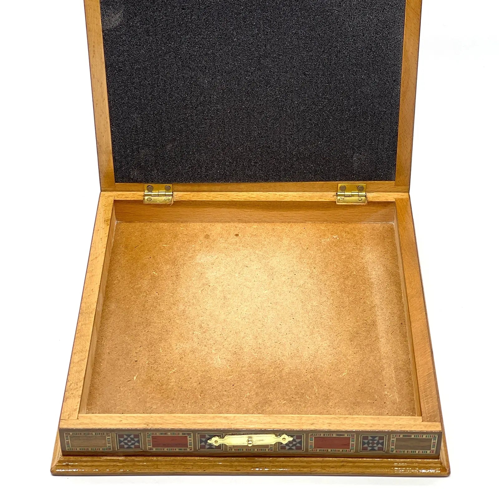 9" 11" Mini Luxury Handmade Wooden Chess Board with Metal Chess Pieces Set