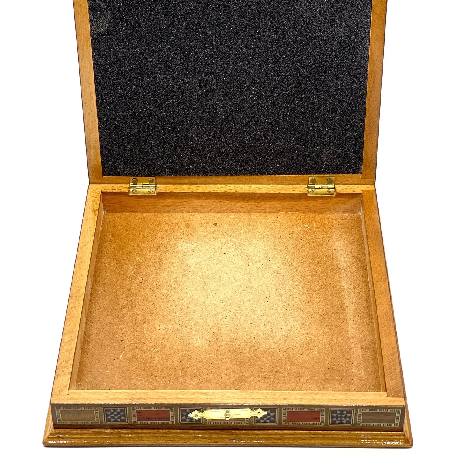 9" 11" Mini Rosewood Handmade Wooden Chess Set with Metal Chess Pieces