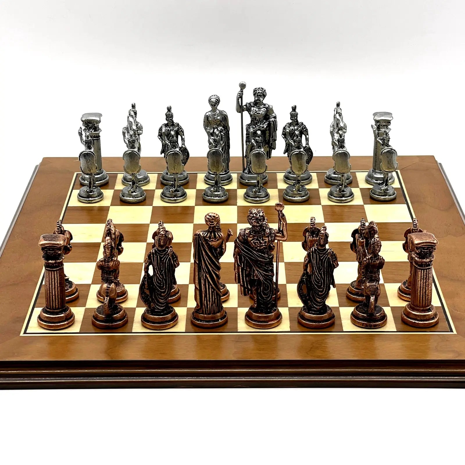 American Walnut Solid Wooden Chess Set With Wooden Chess Pieces Set asyawoodart
