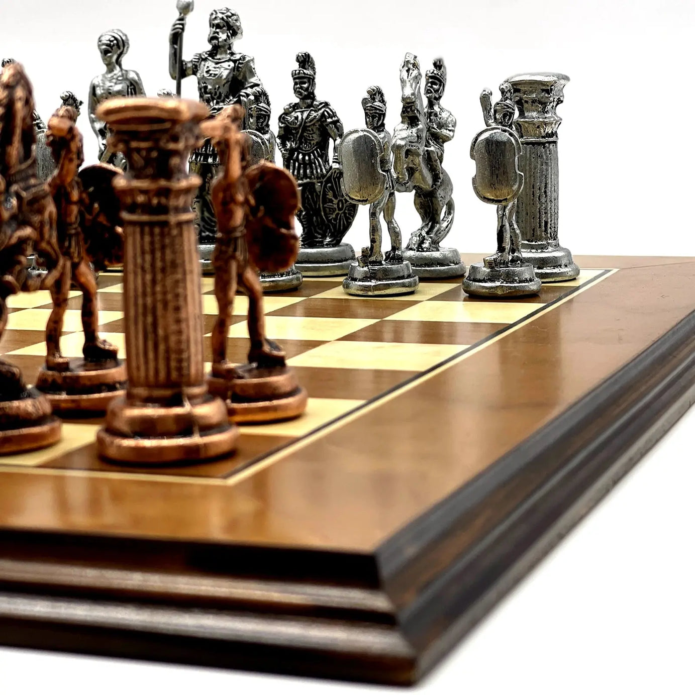 American Walnut Solid Wooden Chess Set With Wooden Chess Pieces Set