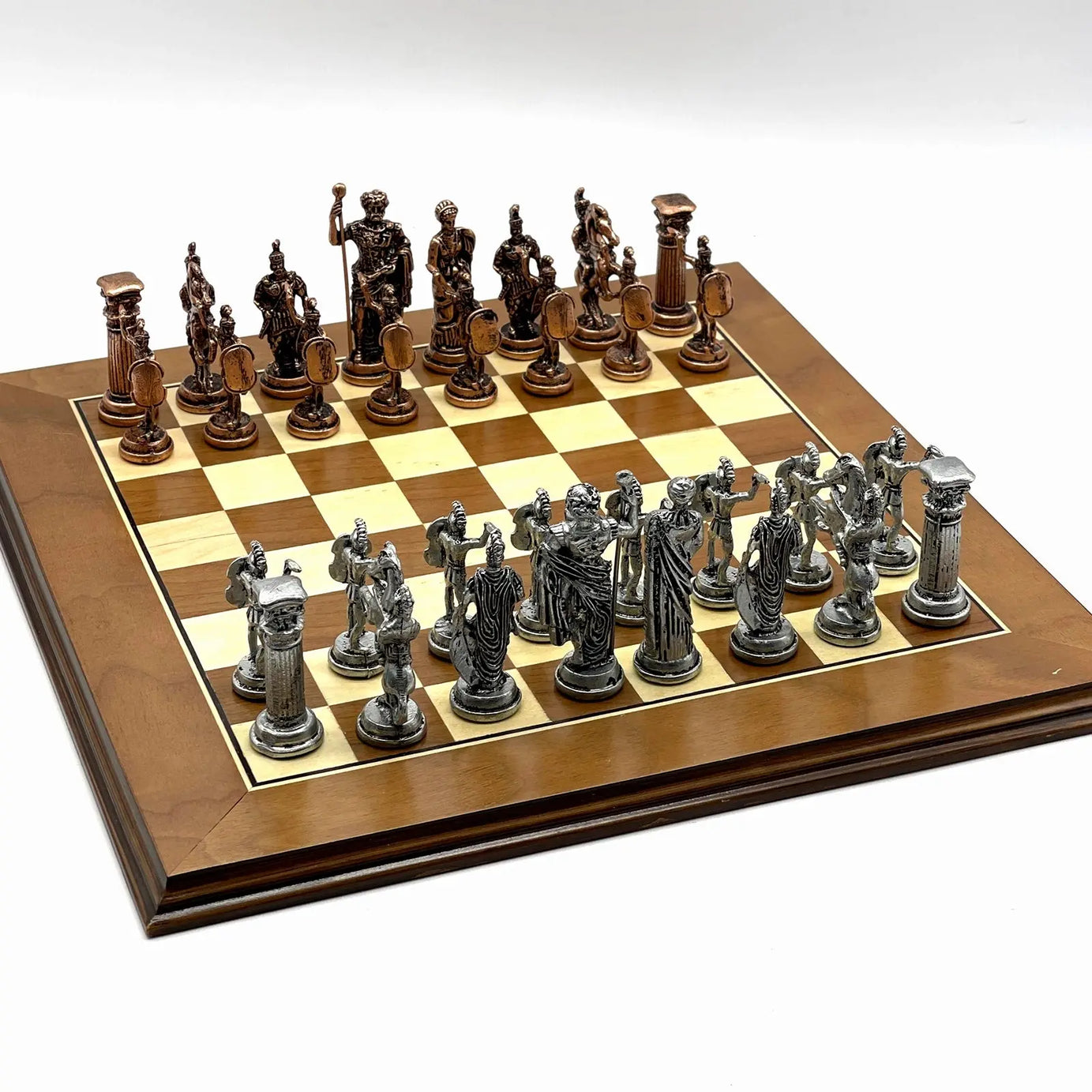 American Walnut Solid Wooden Chess Set With Wooden Chess Pieces Set