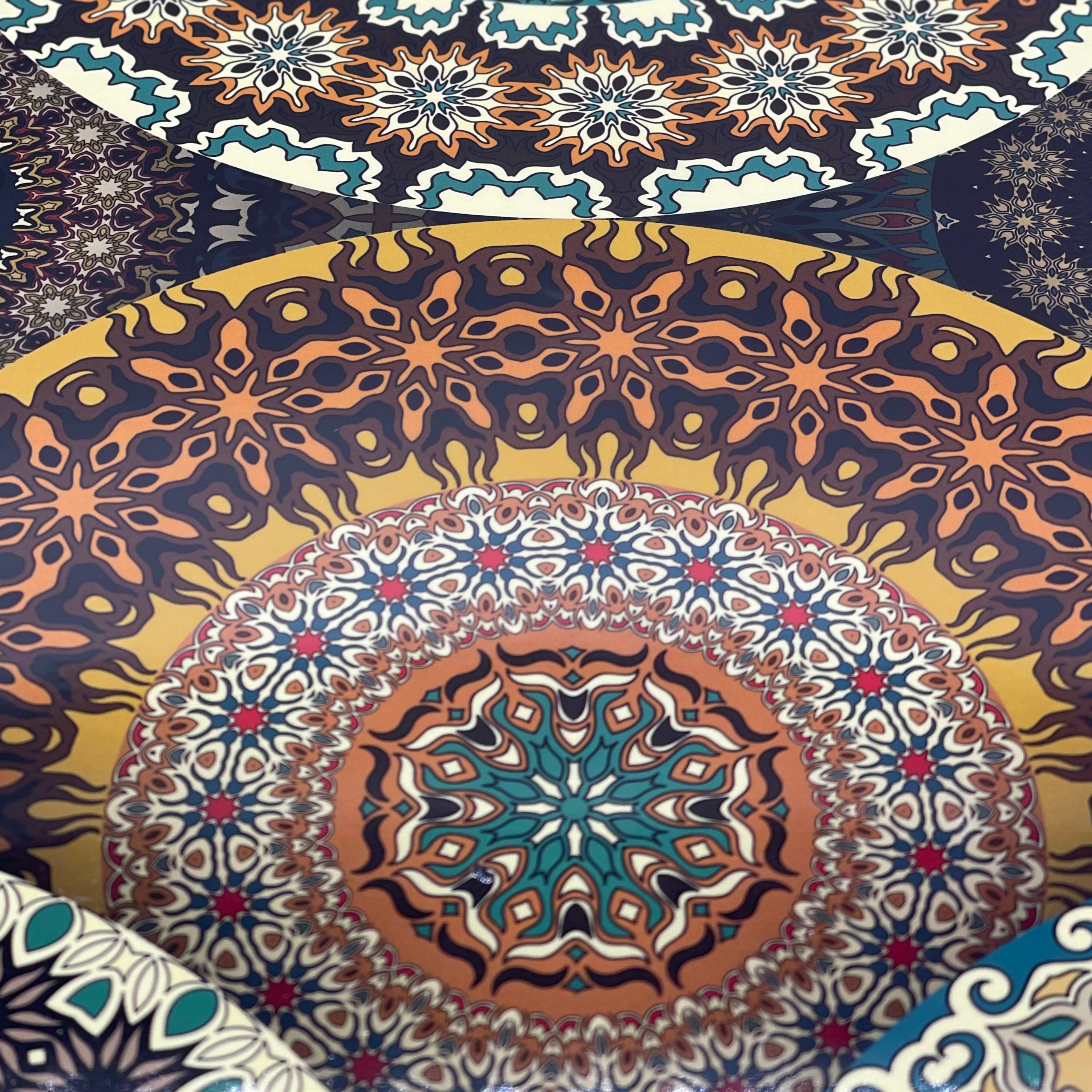 Luxury Wooden Antique Embroidered Mosaic Backgammon Set