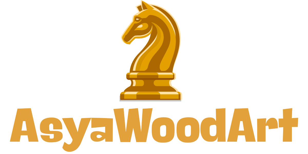 Handmade Wooden Chess Set - asyawoodart.com