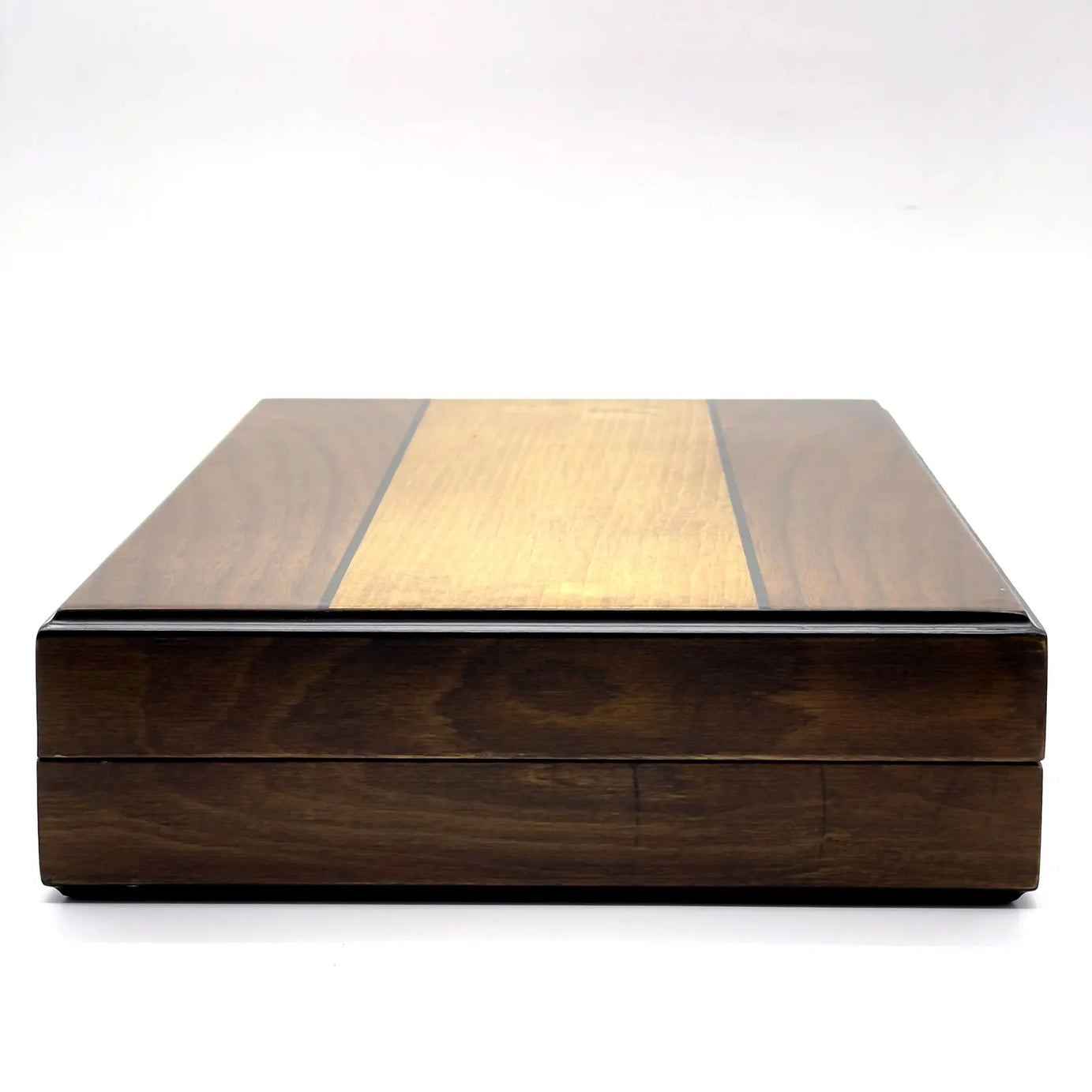 19.3" Massive Handmade Brown Wooden Backgammon Set