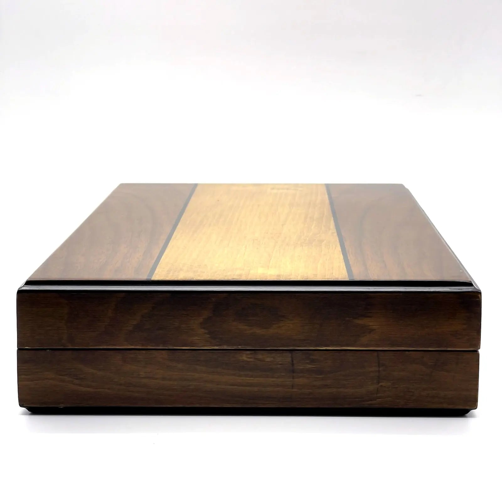 19.3" Massive Handmade Brown Wooden Backgammon Set