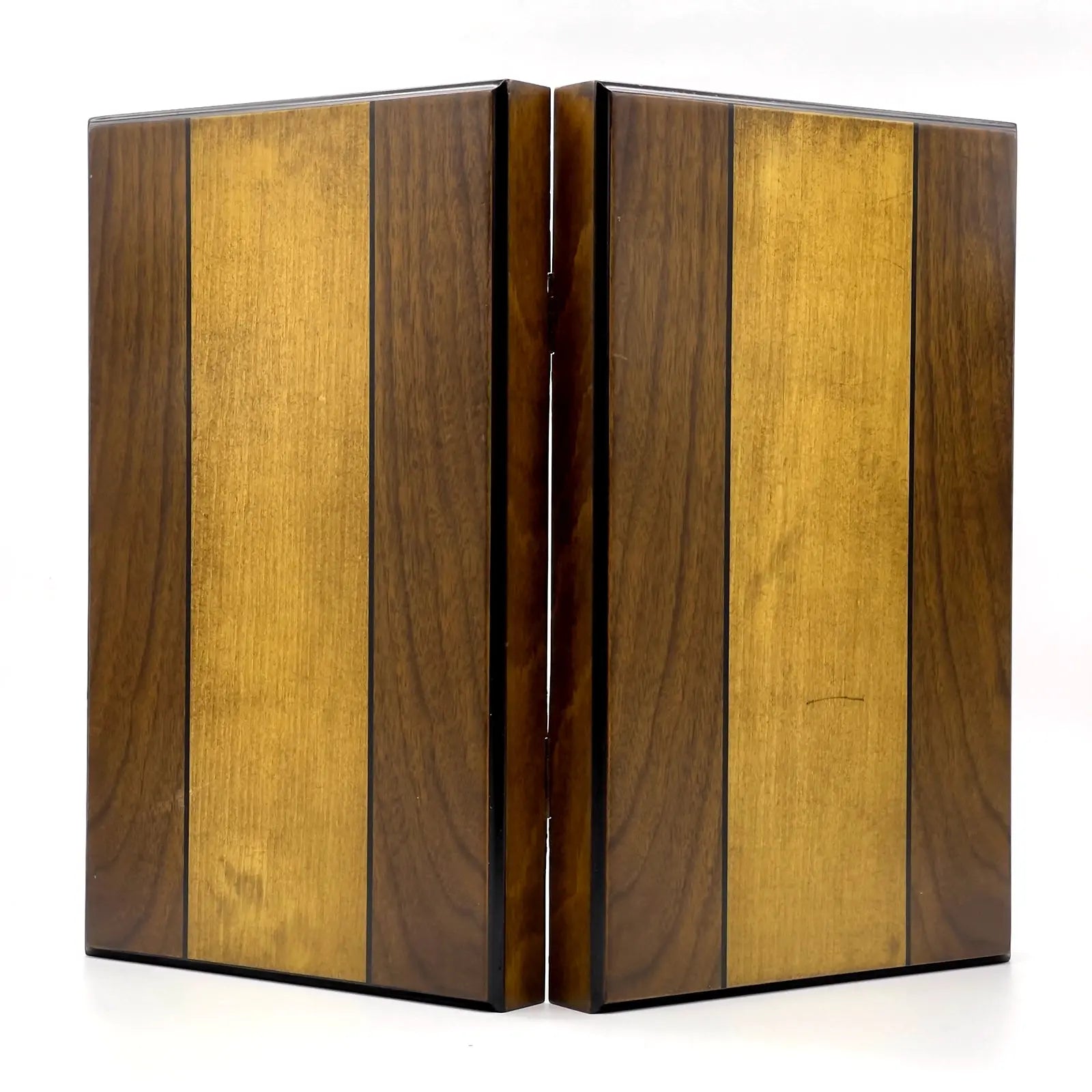 19.3" Massive Handmade Brown Wooden Backgammon Set