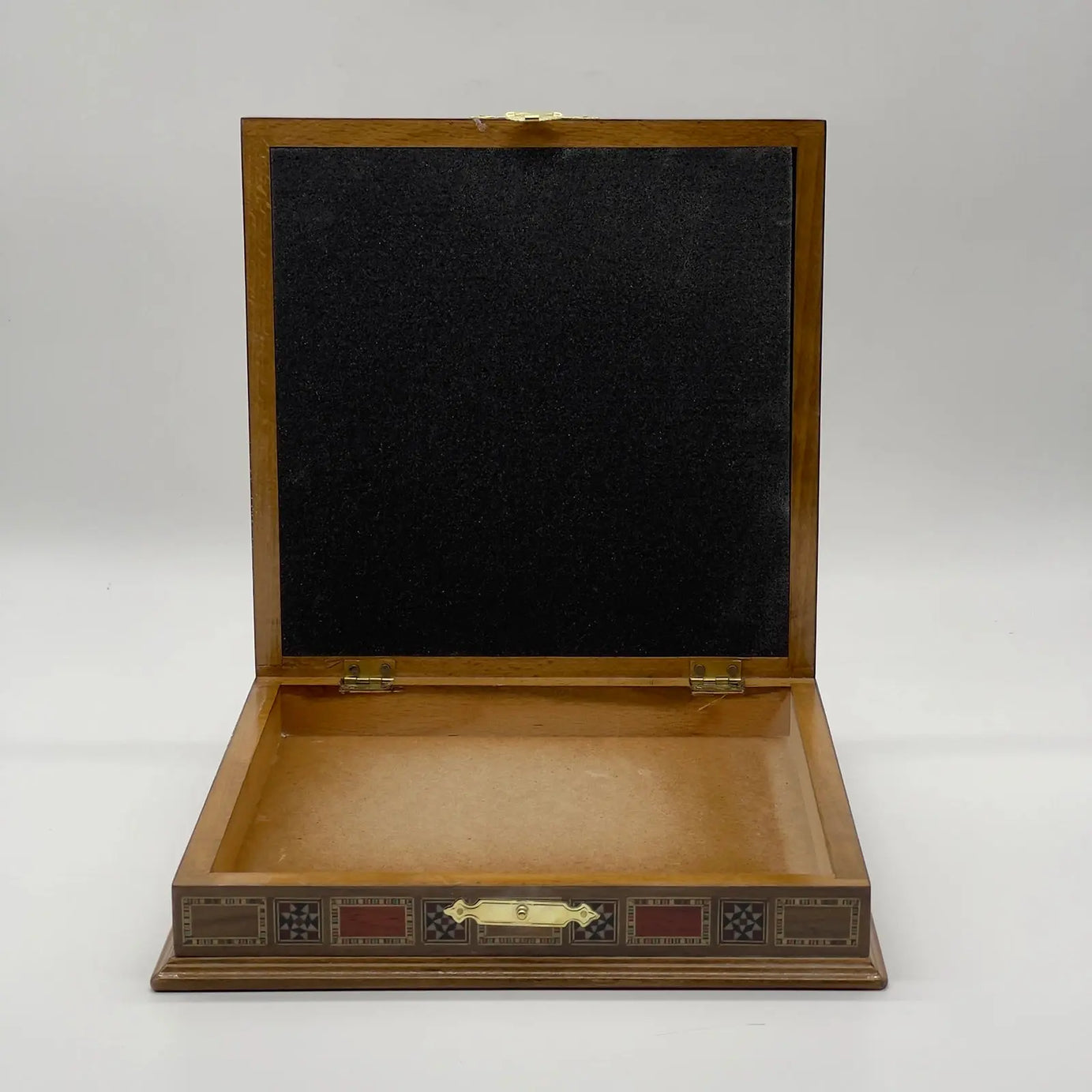 11" Small Brown Handmade Storage Luxury Wooden Chess Board